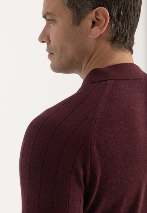 Pullover Polo Collar Zip Up Pullover - Image 4