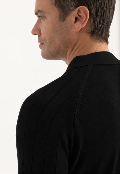 Pullover Polo Collar Zip Up Pullover - Image 4