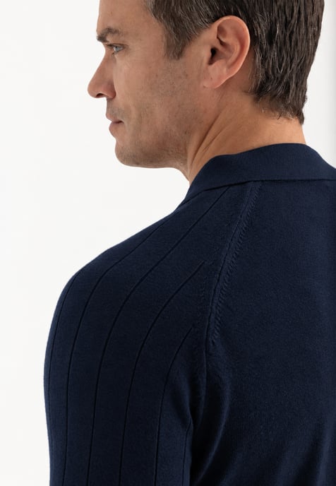 Pullover Polo Collar Zip Up Pullover - Image 4