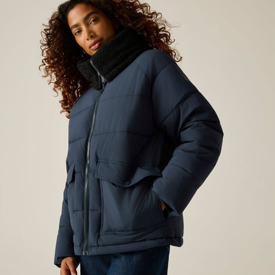 Regatta Womens/Ladies Kayana Padded Jacket (Navy) - Image 3