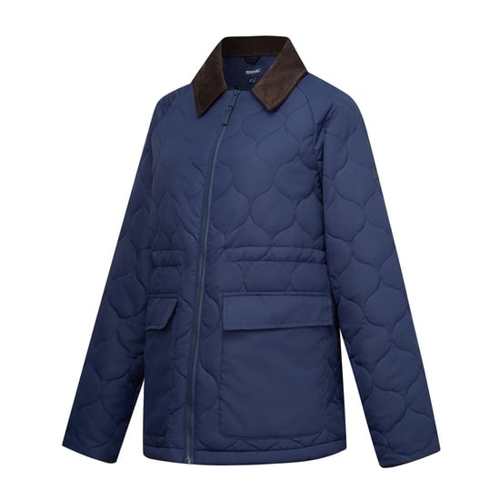 Regatta Womens/Ladies Amira Quilted Padded Jacket (Navy) - Image 3