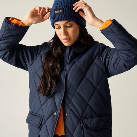 Regatta Womens/Ladies Orla Kiely Eclipse Mid Length Jacket (Navy) - Image 5