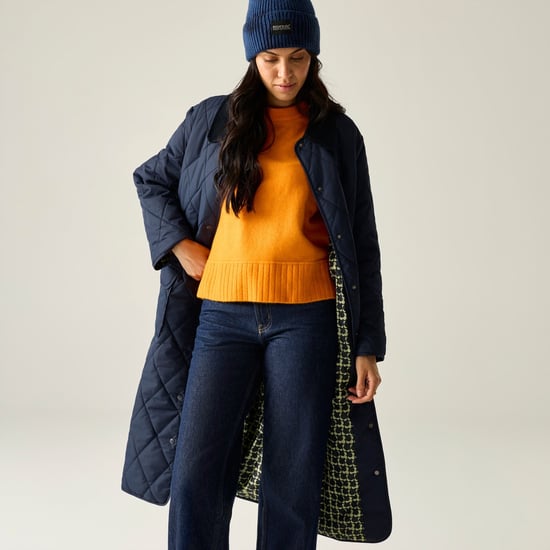 Regatta Womens/Ladies Orla Kiely Eclipse Mid Length Jacket (Navy) - Image 6