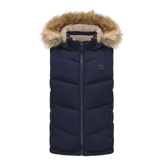SoulCal Womens/Ladies Zip Pocket Gilet (Navy) - Image 1