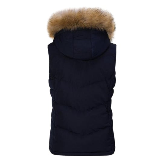 SoulCal Womens/Ladies Zip Pocket Gilet (Dark Navy) - Image 2