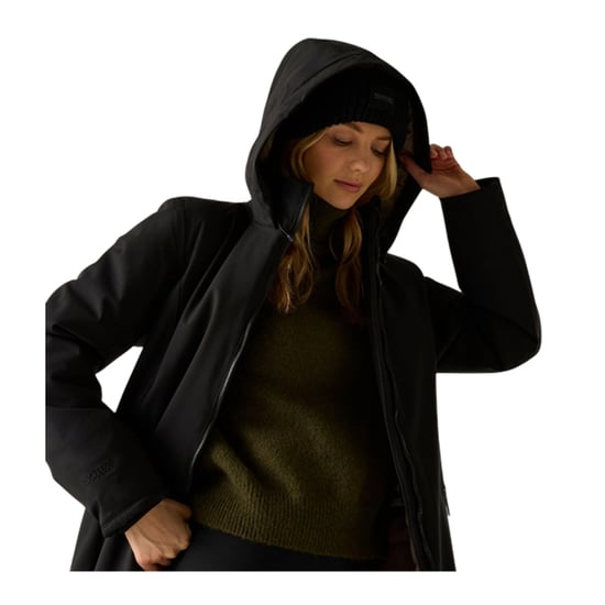 Regatta Womens/Ladies Marron Waterproof Insulated Jacket (Black/Mocha) - Image 3