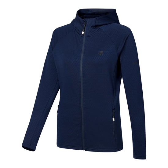 Dare 2B Womens/Ladies Ventura Stretch Hooded Midlayer (Navy) - Image 4