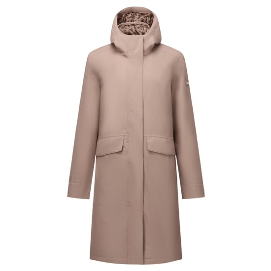 Regatta Womens/Ladies Ramona Leopard Print Insulated Waterproof Jacket (Mocha) - Image 2