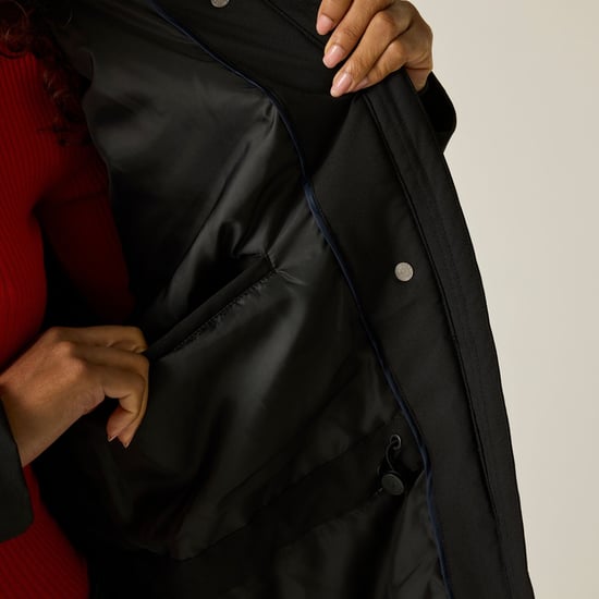Regatta Womens/Ladies Ramona Waterproof Jacket (Black) - Image 6