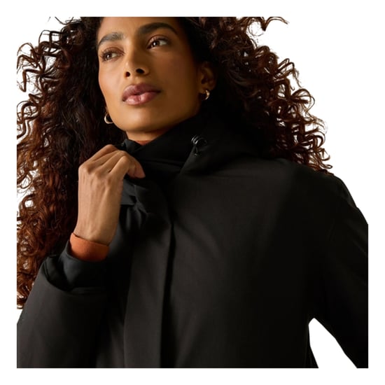 Regatta Womens/Ladies Janna Waterproof Long Length Insulated Jacket (Black) - Image 6