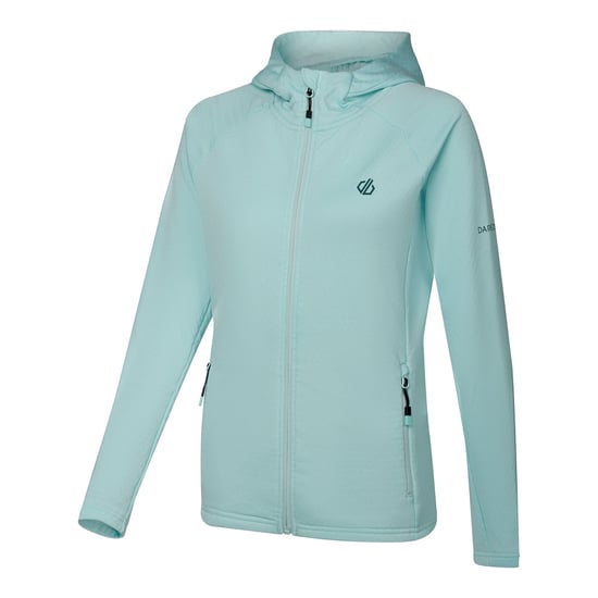 Dare 2B Womens/Ladies Ventura Stretch Hooded Midlayer (Water Ballet) - Image 3