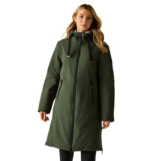 Regatta Womens/Ladies Waterproof Insulated Jacket (Dark Khaki) - Image 2
