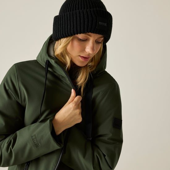 Regatta Womens/Ladies Waterproof Insulated Jacket (Dark Khaki) - Image 4