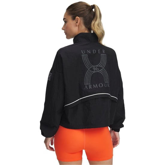 Under Armour Run 96-jacka för damer (Svart) - Image 2