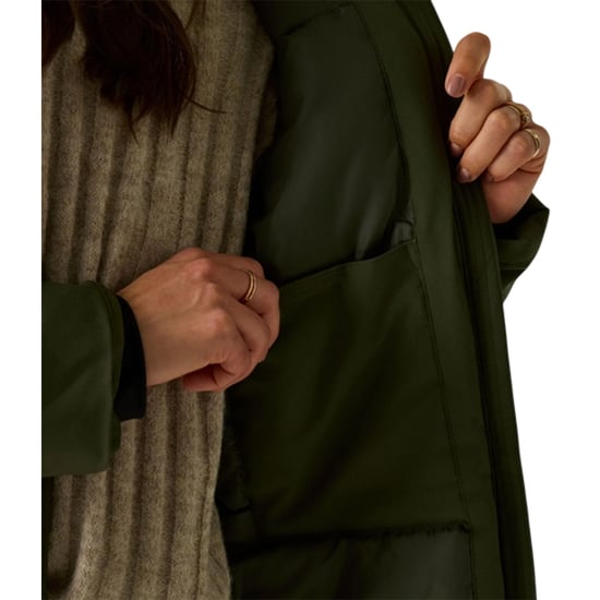 Regatta Womens/Ladies Janna Waterproof Long Length Insulated Jacket (Dark Khaki) - Image 6