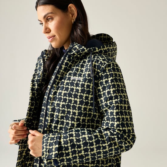 Regatta Womens/Ladies Orla Eclipse Long Length Waterproof Jacket (Navy) - Image 3