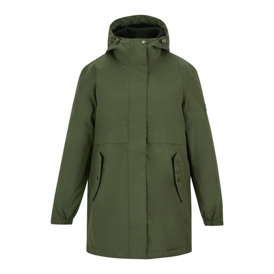 Regatta Womens/Ladies Brielly Waterproof Jacket (Dark Khaki/Black) - Image 1