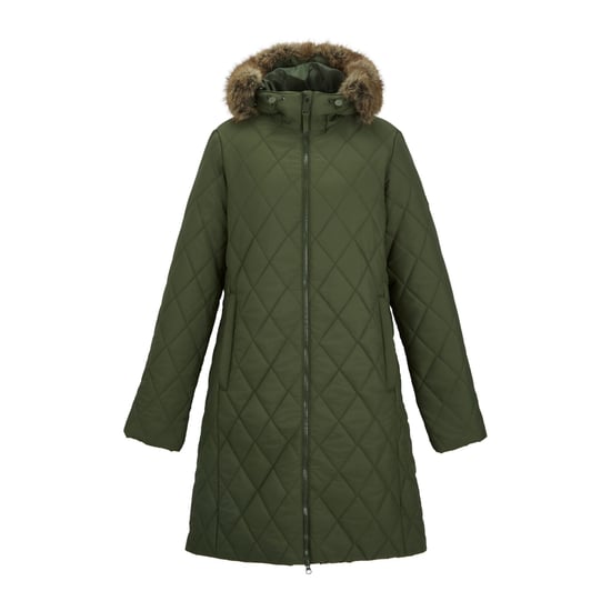 Regatta Womens/Ladies Fionne Long Length Jacket (Dark Khaki) - Image 1