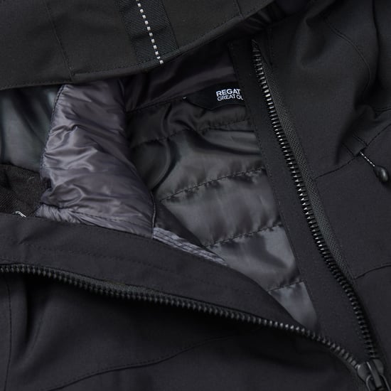 Regatta Womens/Ladies Denbury 3 in 1 Jacket (Black/Ash) - Image 1