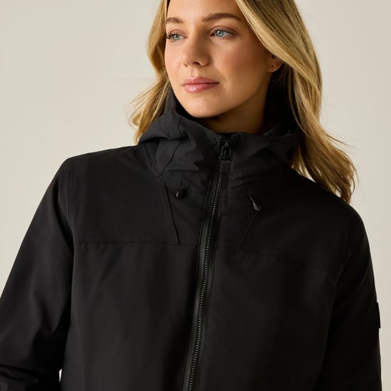 Regatta Womens/Ladies Denbury 3 in 1 Jacket (Black/Ash) - Image 5