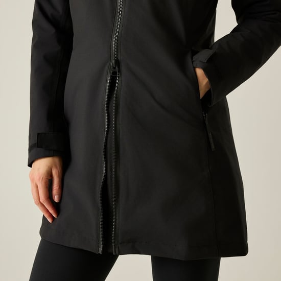 Regatta Womens/Ladies Denbury 3 in 1 Jacket (Black/Ash) - Image 6