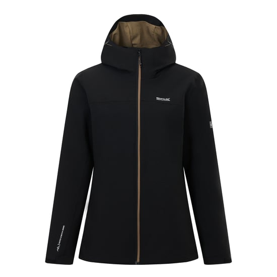 Regatta Dames/Dames Wentwood 3 in 1 Jas (Zwart/Mocha) - Image 1