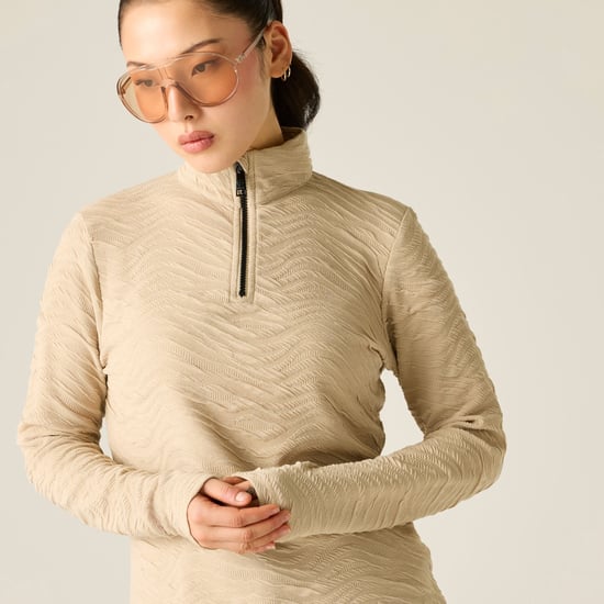 Dare 2B Womens/Ladies Glamorize IV Midlayer (White Pepper) - Image 5