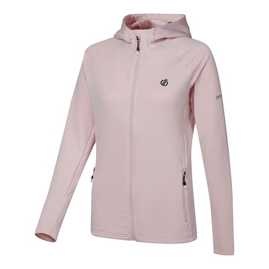 Dare 2B Womens/Ladies Ventura Stretch Hooded Midlayer (Pink Haze) - Image 4