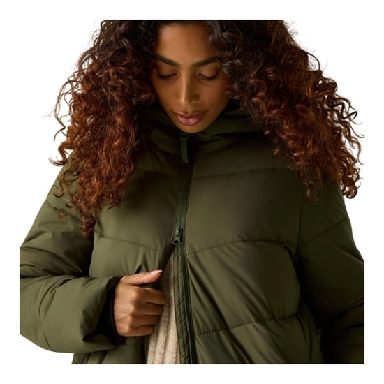 Regatta Womens/Ladies Yasira Insulated Jacket (Dark Khaki) - Image 5