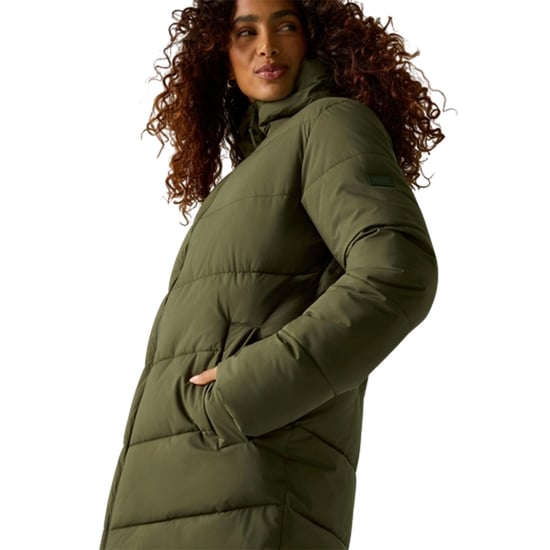 Regatta Womens/Ladies Yasira Insulated Jacket (Dark Khaki) - Image 6
