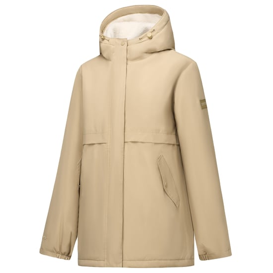 Regatta Womens/Ladies Brielly Waterproof Jacket (Barleycorn/Light Vanilla) - Image 5