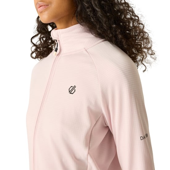 Dare 2B Midlager för damer med Lowline Core Stretch och genomgående dragkedja (Pink Haze) - Image 6