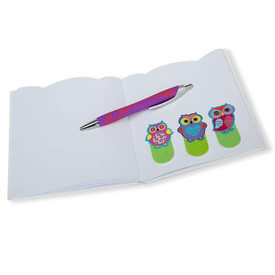 Owl Notebook With Erasers & Pen - Image 3