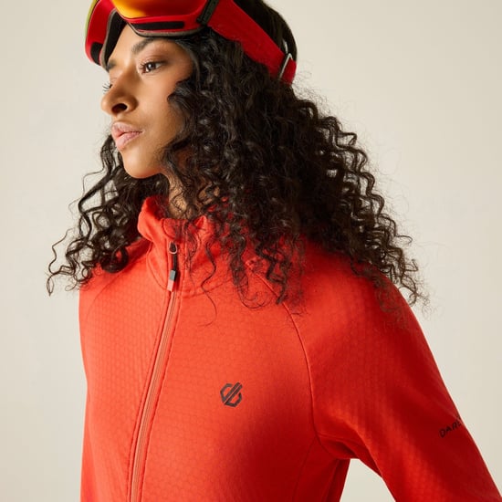 Dare 2B Womens/Ladies Ventura Stretch Hooded Midlayer (Grenadine) - Image 6