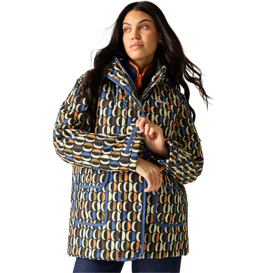 Regatta Womens/Ladies Orla Kiely Oval Insulated Waterproof Jacket (Navy/Multicoloured) - Image 2