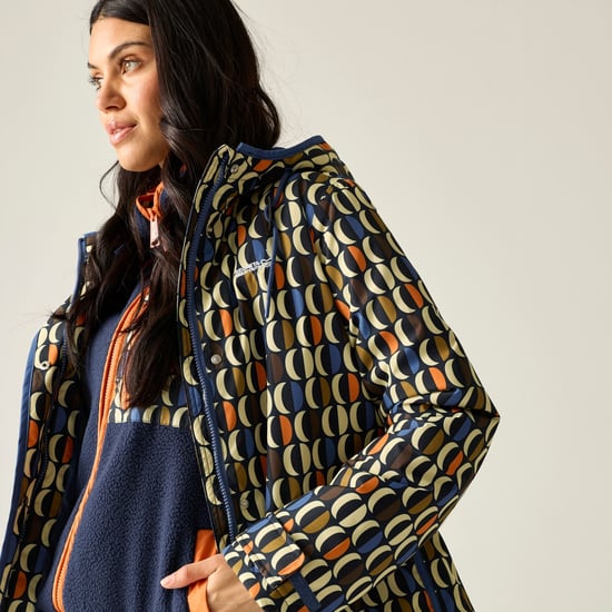 Regatta Womens/Ladies Orla Kiely Oval Insulated Waterproof Jacket (Navy/Multicoloured) - Image 5