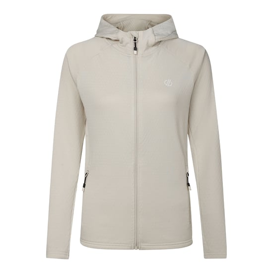 Dare 2B Womens/Ladies Ventura Stretch Hooded Midlayer (Almond Milk) - Image 2