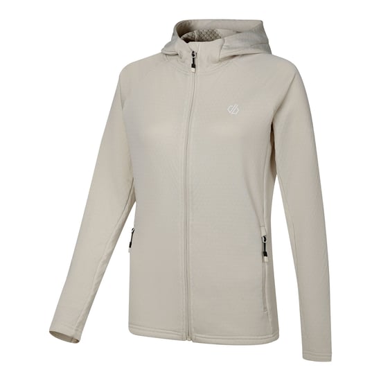 Dare 2B Womens/Ladies Ventura Stretch Hooded Midlayer (Almond Milk) - Image 4