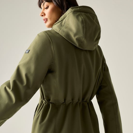 Regatta Womens/Ladies Taline Insulated Waterproof Jacket (Olive Night) - Image 5