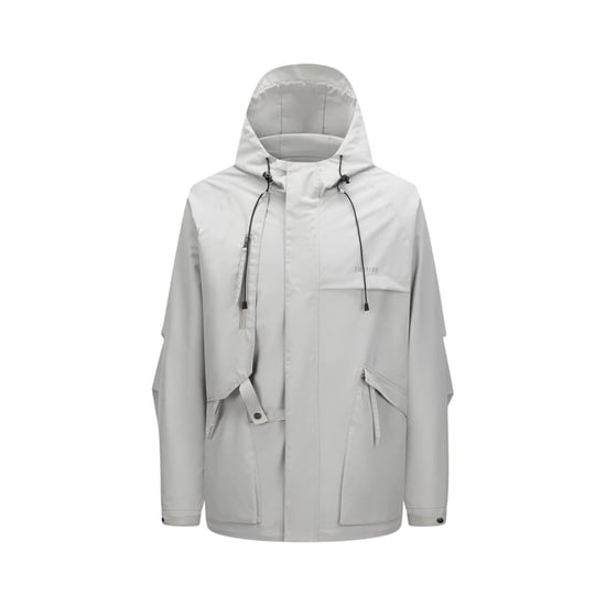 Firetrap Mens Hooded Windbreaker (Ash) - Image 1