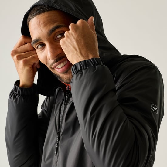 Regatta Mens Kybre Fleece Lined Jacket (Ash) - Image 4