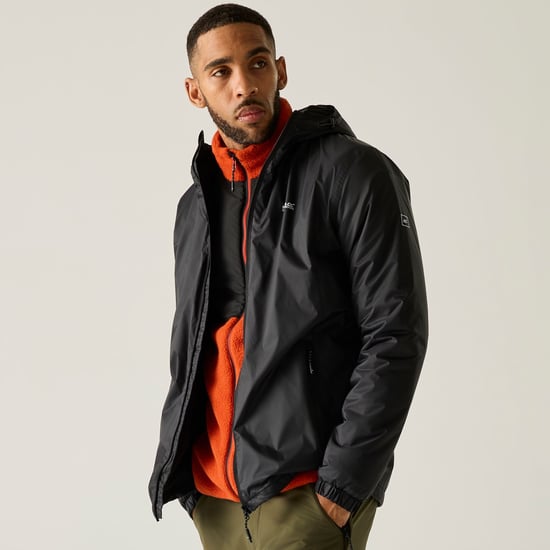 Regatta Mens Kybre Fleece Lined Jacket (Ash) - Image 6