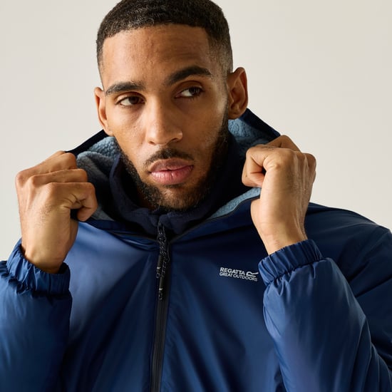 Regatta Mens Kybre Fleece Lined Jacket (Aviator Blue) - Image 4