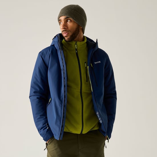 Regatta Mens Allston Waterproof Jacket (Aviator Blue) - Image 3
