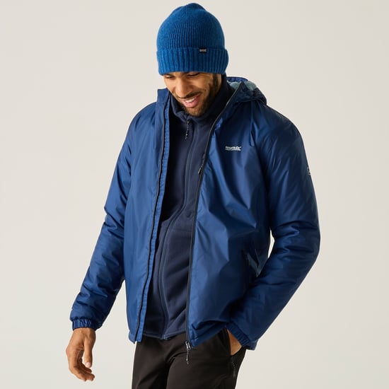 Regatta Mens Kybre Fleece Lined Jacket (Aviator Blue) - Image 5