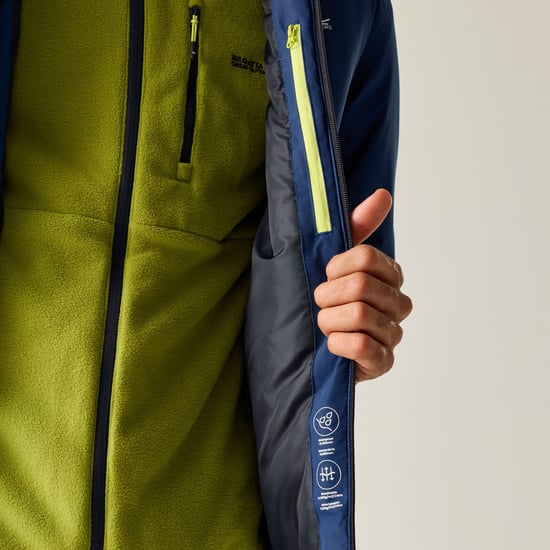 Regatta Mens Allston Waterproof Jacket (Aviator Blue) - Image 6
