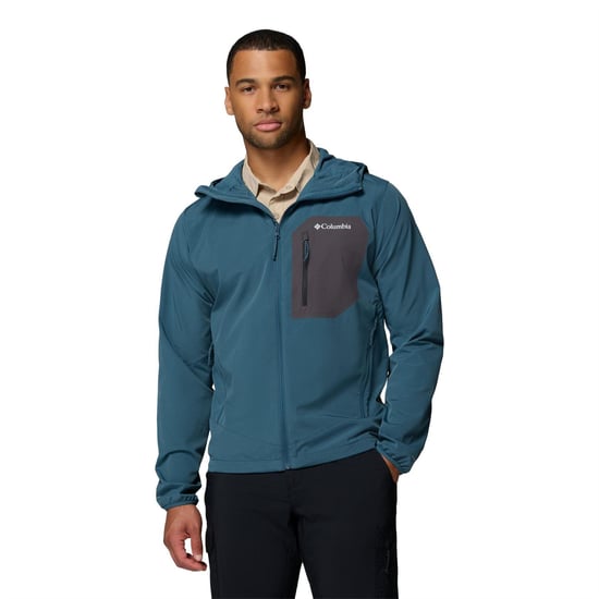 Columbia Mens Tall Heights Soft Shell Jacket (Blue) - Image 2