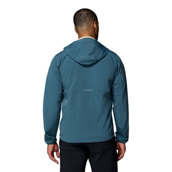 Columbia Mens Tall Heights Soft Shell Jacket (Blue) - Image 3