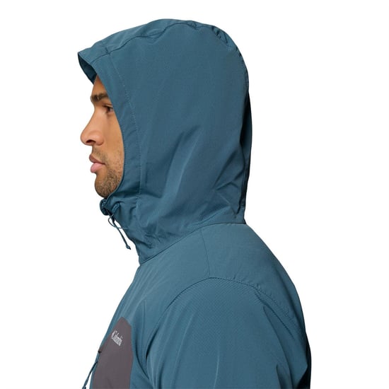 Columbia Mens Tall Heights Soft Shell Jacket (Blue) - Image 4