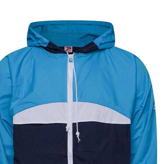 Patrick Mens Classic Hooded Cagoule (Blue) - Image 3